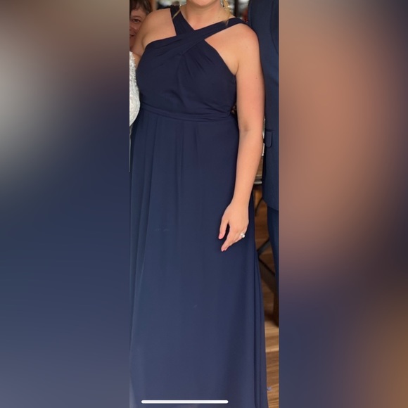 Navy blue bridesmaid dress - Picture 3 of 4